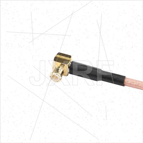Coaxial RF Adaptor Cable SMA Female to MCX Male Bent 90 Degr