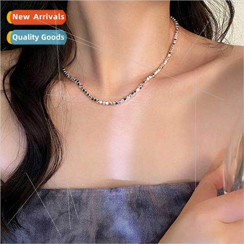 Korea new cold wind French broken silver bracelet ins niche