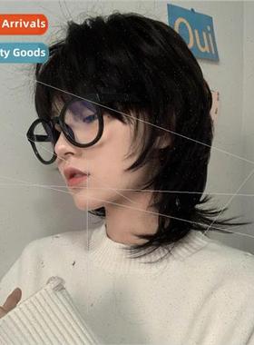 Wolf Tail Wig Men Mullet Korea Realistic Super A Cool Handso