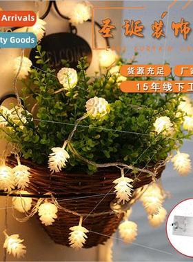 LED string lights Christmas outdoor decoration snowflake col