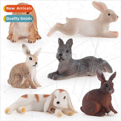 Ranch vestock Rabb Model Drop Eared Rabb Hare Black Whe Gray
