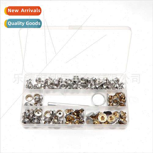 50 pcs Canvas Button K Metal 4-in-1 Button Installation Tool