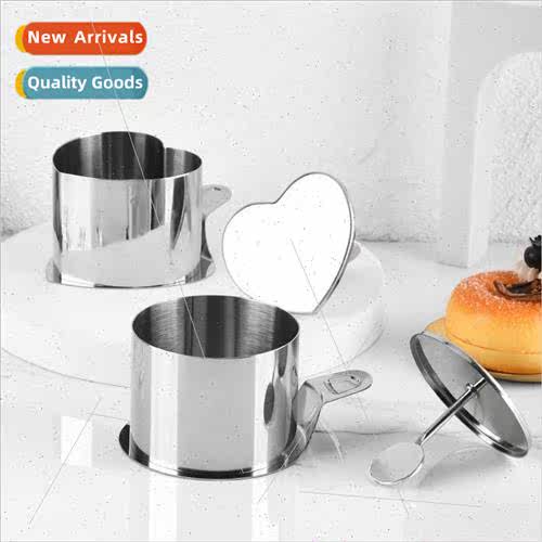 Creative Love Round Stainless Steel Round Pushpcs Press Thic