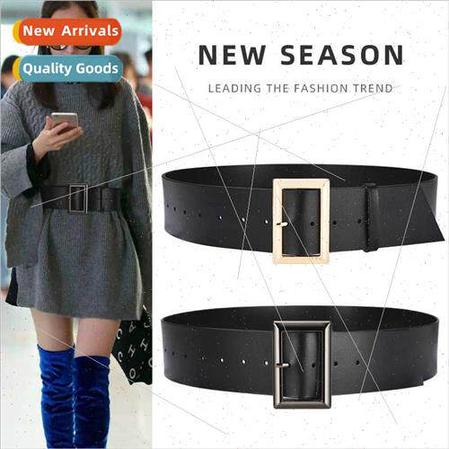 Women waistband coat decorative corset wide belt down jacket