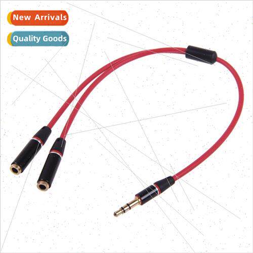 3.5mm Stereo Headphone Audio Male To 2 Female Y Splter Ca