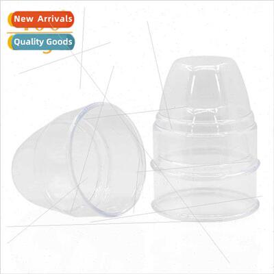Transparent three cups large single plastic transparent cup