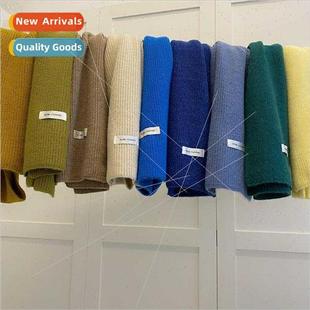 blue pure wool green Korean whe Klein scarf Mars color