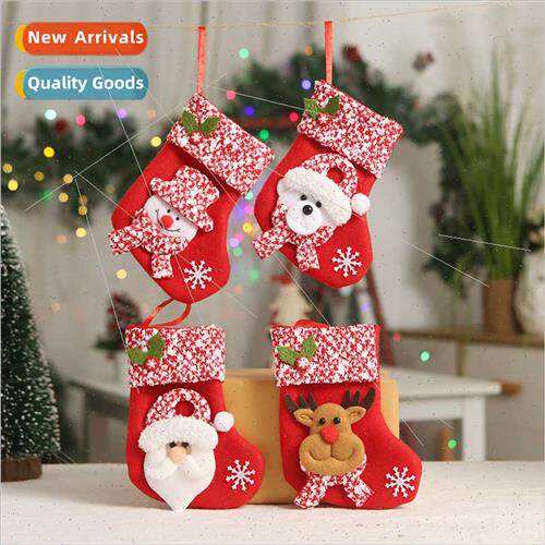 Christmas clothes Christmas small socks Christmas e hanging