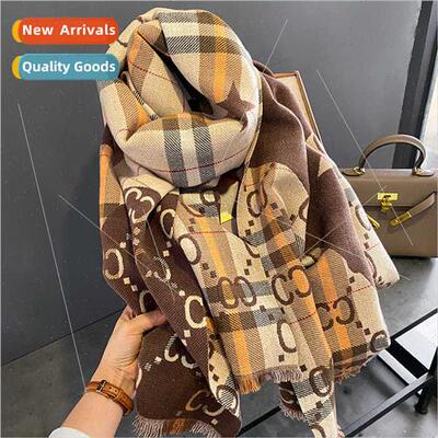Autumn winter Korean  scarf shawl long light luxury temperam