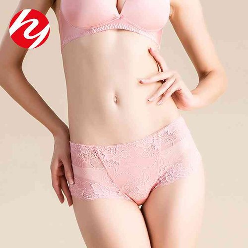 Summer models silk knitted panties women lace lace shorts mu