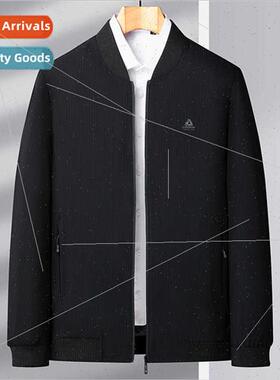2023 new dad jacket spring fall blouse middle-aged men jacke