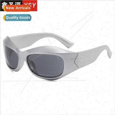 new large frame sunglasses men Europe outwear wear steampunk