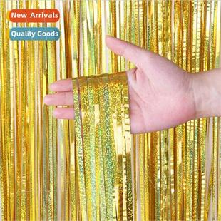 Source 1*1m laser rainscreen curtain birthday party backdrop