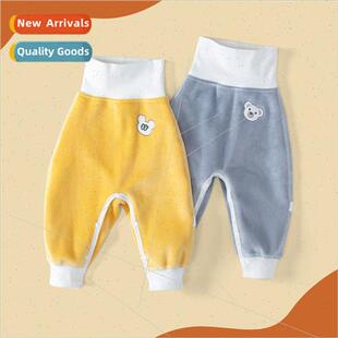 Baby pants padded pants fall and winter diaper pants press b