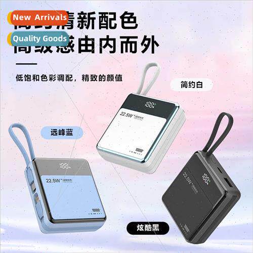 Wh dual cable mini charging asure 10000 mA compact portable