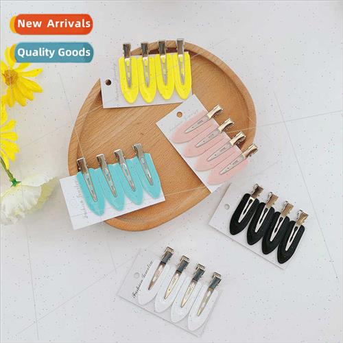 No trace hair card Korean female simple duckbill clip hair c