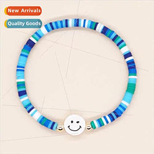 ins hyun ah  4mm soft ceramic piece japanese gold beads whe