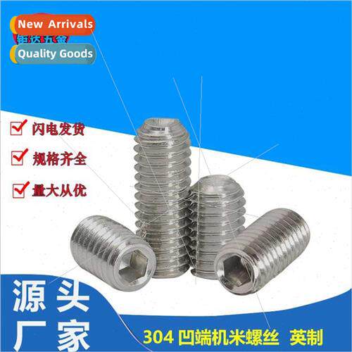 US 304 recessed end metric screws B.S. Hexagon socket set sc