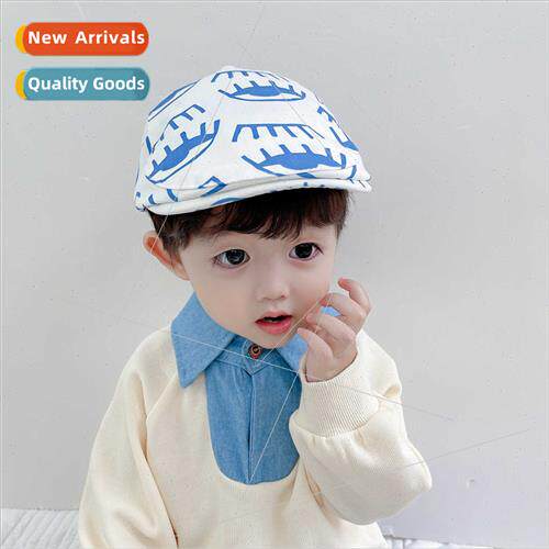 ins baby hat spring fall thin personaly hundred wh Korean ca