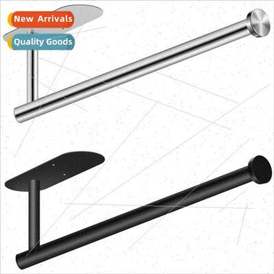 Stainless Steel Roll Paper Holder No Hole Kchen Cling Film H