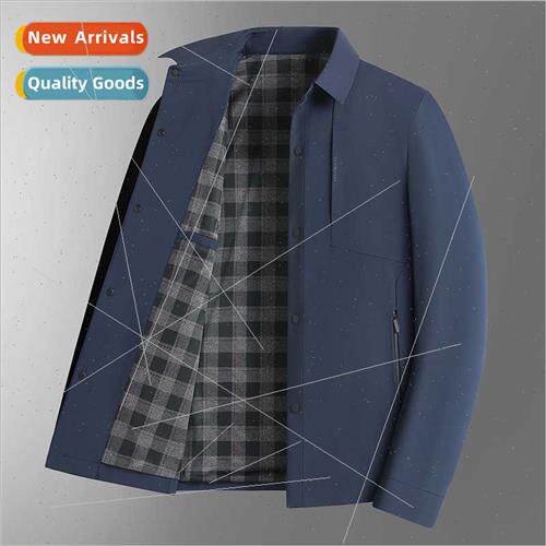 Dad jacket spring fall middle-aged men jacket dad thin middl