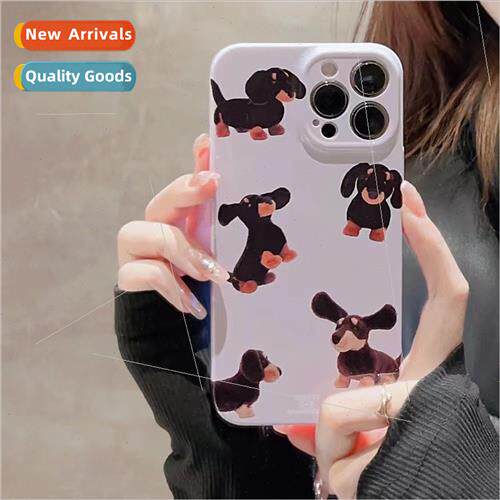 ins purple bottom dog IPhone13ProMax hard case phillip apple