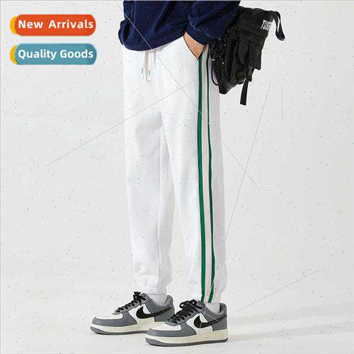 Spring Autumn new casual sweat pants men loose sports drawst