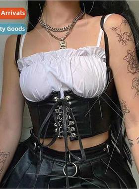 French Europe fried set dark girl wrap girdle inner fishbone