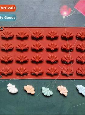 Silicone 24连叶草137 Chocolate Mold DIY Cake Icing Cookie Pa