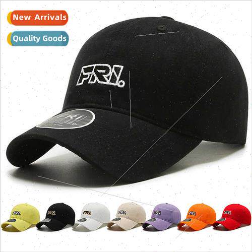 Hat female Korean  tide ins soft top duck tongue hat set hun