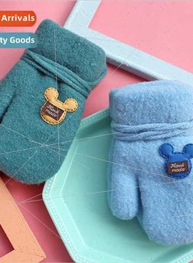 Children gloves winter 1-6 years old boys girls baby padded