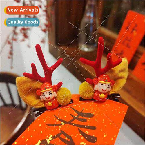 Chinese New Year congratulations tune tune bag head clip fes