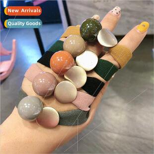 circle Mori leather girls band thick hair simple Korea Girl