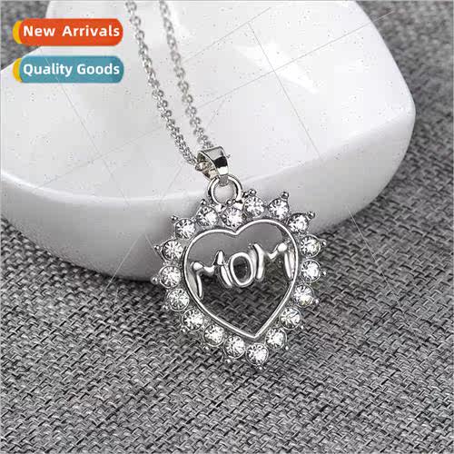 Europe Uned States popular jewellery love heart diamond MOM