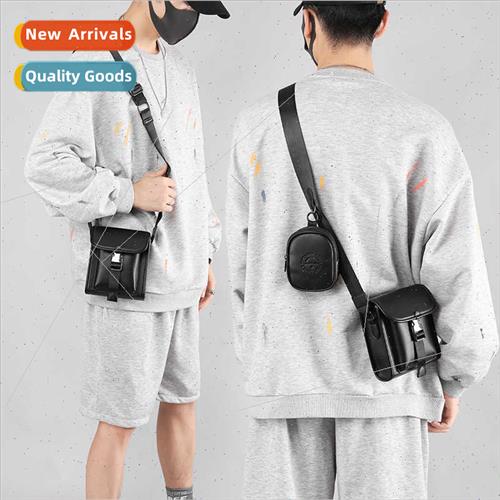 Men PU fanny packs new mini multi-functional coin purse cell