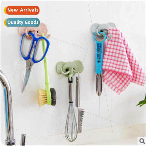Cute Elephant Wall Mounted Sticky Hooks Kchen Bathroom Nail