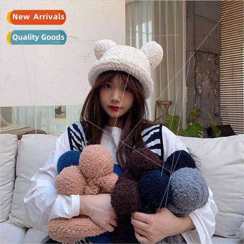 Cute bear pot hat female autumn winter new high value versat