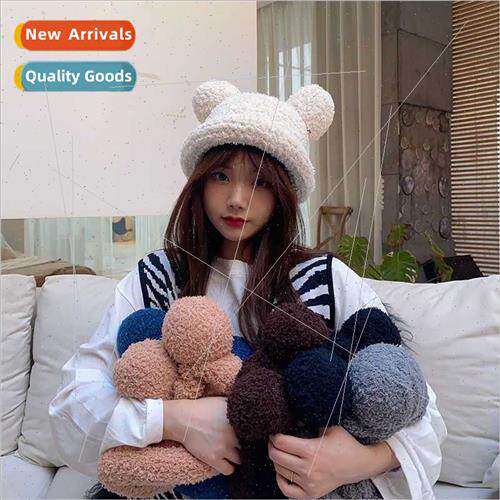 Cute bear pot hat female autumn winter new high value versat