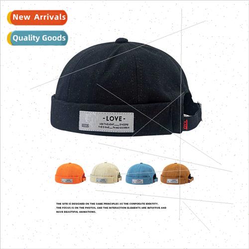 Japanese set tide whout brim melon skin cap men spring summe
