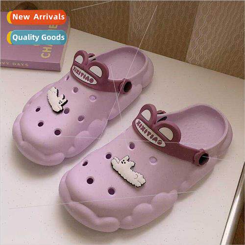 Girls heart summer new cartoon cute hole shoes students indo