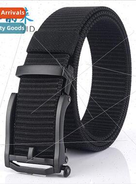 Canvas belt male youth students automatic buckle casual men