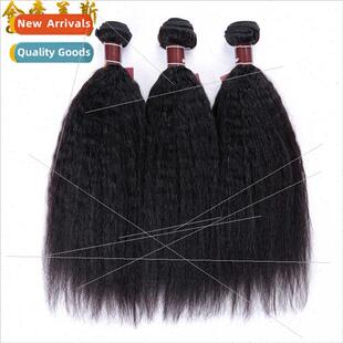kinky straight real human hair curtains high  soaked Brazili