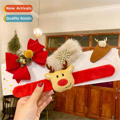 New Christmas gifts pat circle set set hair clips Christmas