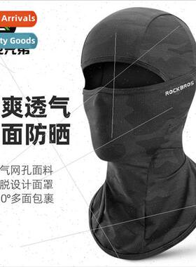 Sunscreen headgear motorcycle full face riding mask neck ice