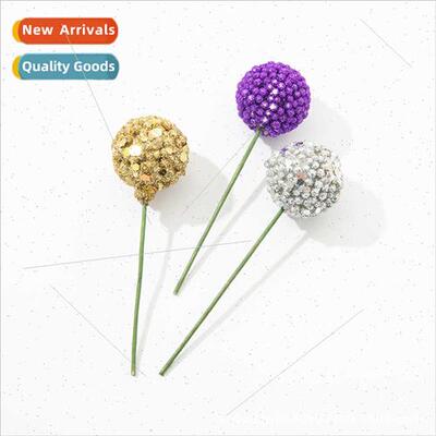 Gold dust sequins round ball Christmas e garlrattan diy mate