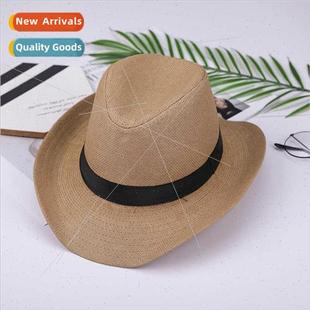 female Engl straw vacation New seaside summer hat beach