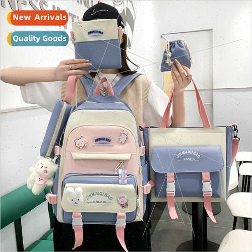 Shoulder bag fashion female new Oxd cloth multi-piece backpa