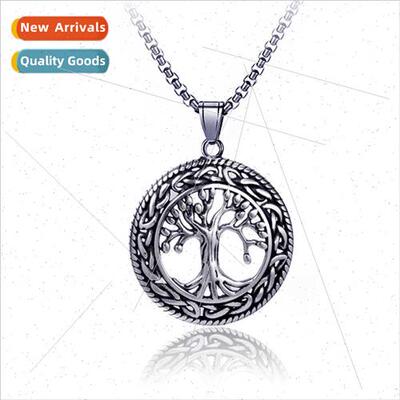 2023 New Stainless Steel Skeleton Tree fe Pendant Tanium Ste
