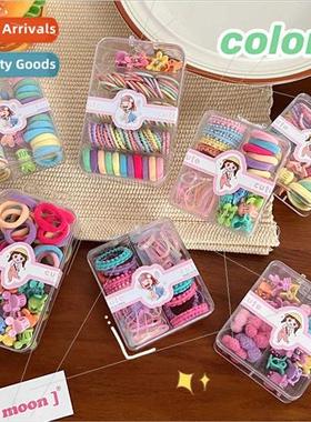 Children leather bbaby hair rubber bgirls hair card tie head