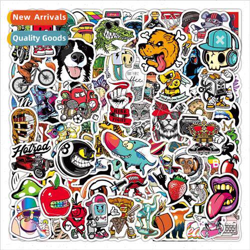 Stickers 100 pcs Europe cool cartoon ins set art luggage gra